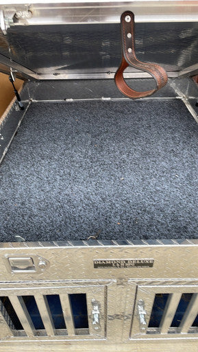 interior carpet for top storage on diamond dog box