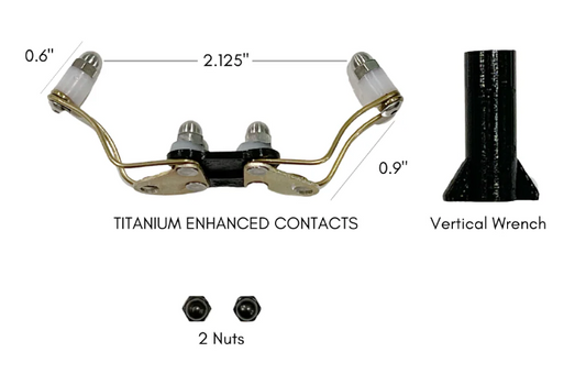 Dogtra - Titanium Enhanced Contact Points - Large
