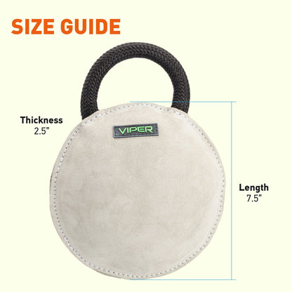 Viper Leather Round Bite Pillow