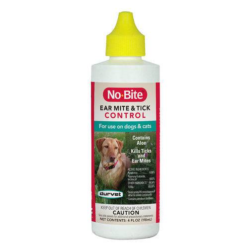 No Bite Ear Mite Killer - Dogs or Cats - 4oz - OKIE DOG SUPPLY