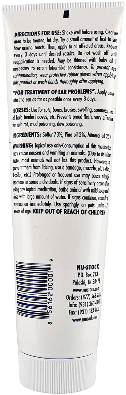 Pierce's All Purpose nu-stock/ nustock (skin cream - dogs horses cattle & other Pierce's All Purpose nu-stock/ nustock (skin cream - dogs horses cattle & other
