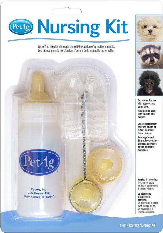 Nursing Bottle Kit - 4oz bottle - OKIE DOG SUPPLY