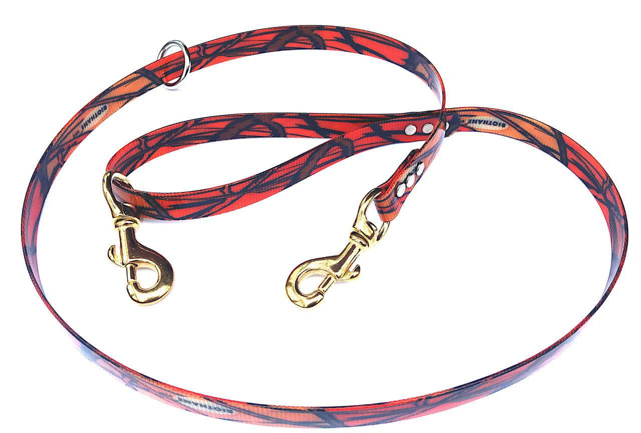 Camo Lead - 3/4 Inch - With or Without Chain - OKIE DOG SUPPLY