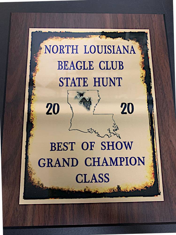 Award Plaques - Information Only - Must Call To Order - OKIE DOG SUPPLY