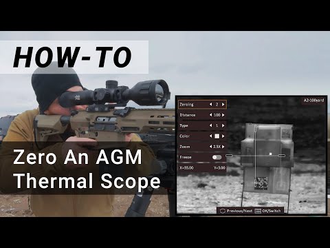 video on how to zero in agm thermal scope