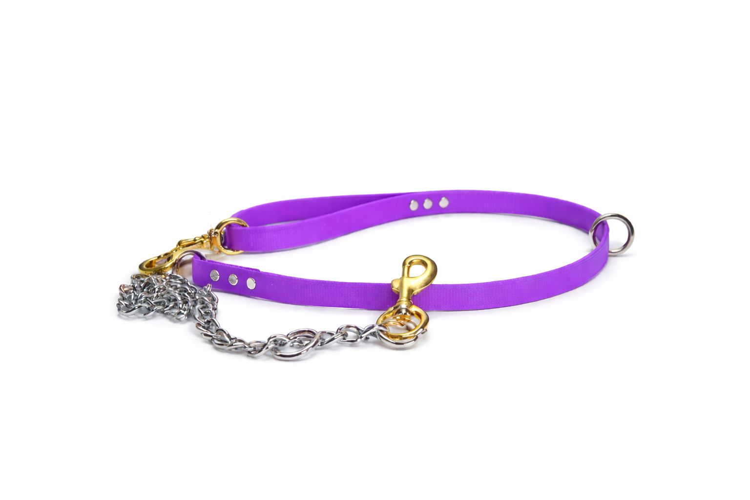 purple dayglo lead with chain