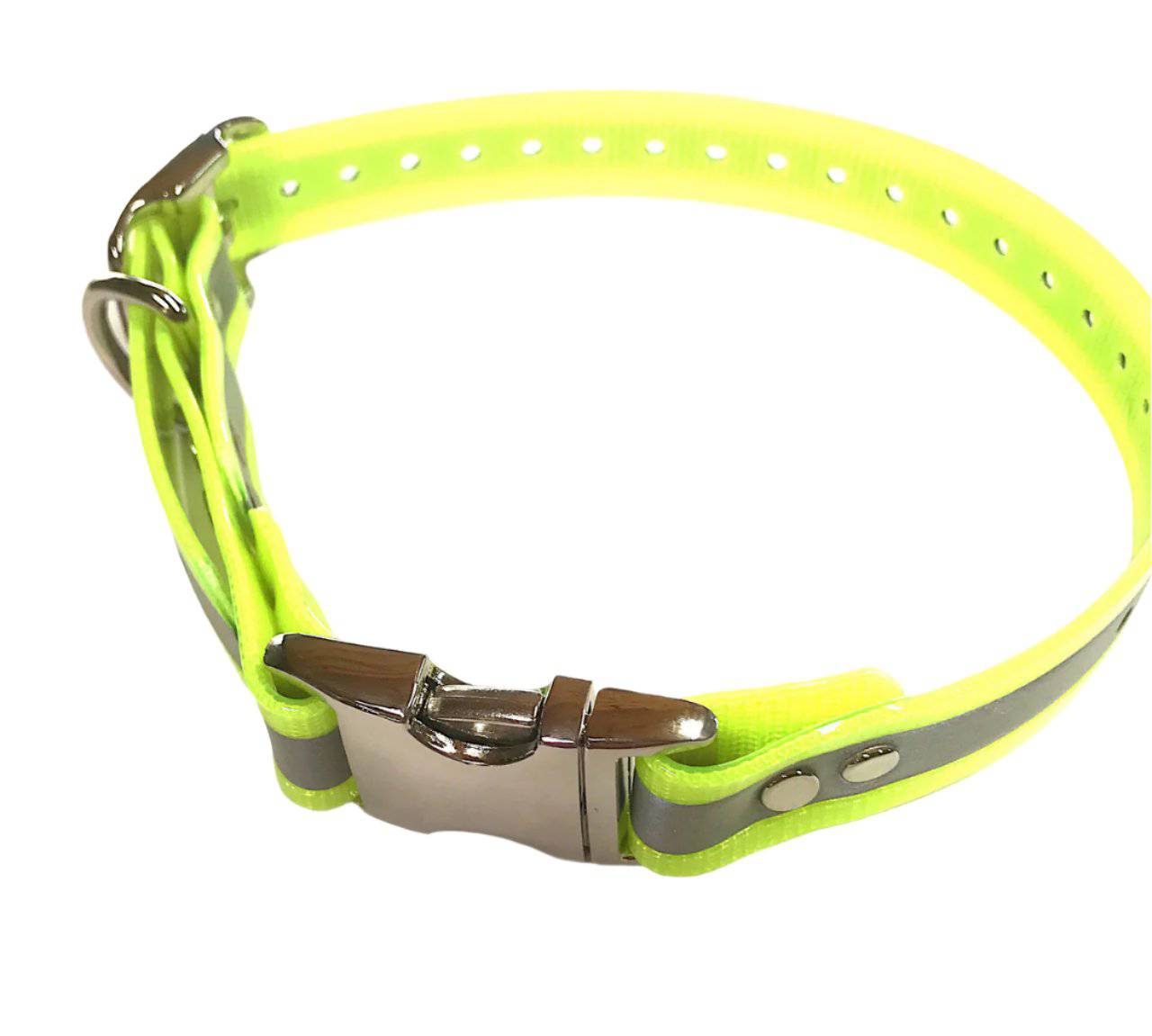 Tip Top Specialty Dayglo E-Collar  - Reflective 3/4 Inch or 1 Inch - OKIE DOG SUPPLY