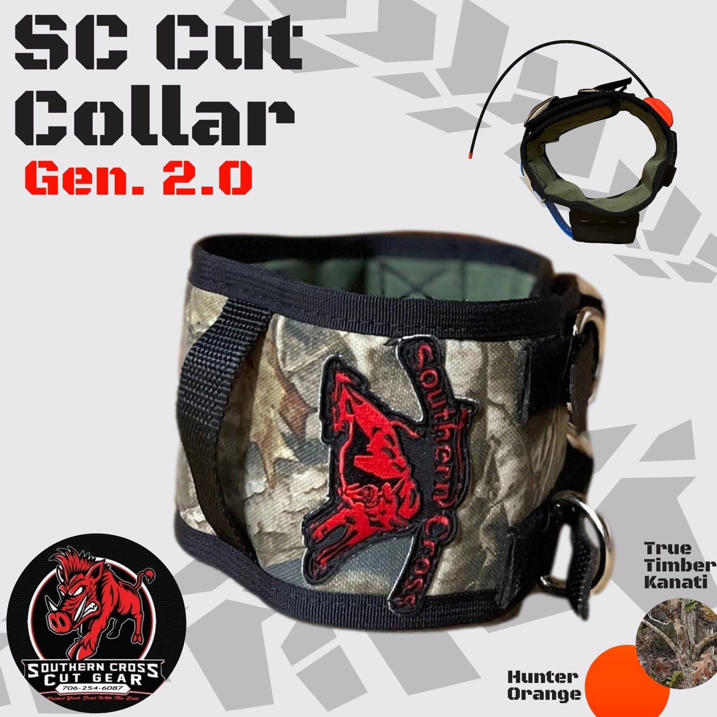 SC Cut Collar GEN. 2.0- Tracking Collar Compatible - OKIE DOG SUPPLY