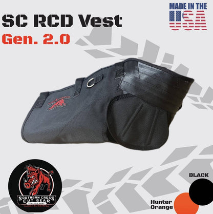 SC RCD Vest (Running Catch Dog) Gen. 2.0- Collar Separate added Leg Guards - OKIE DOG SUPPLY