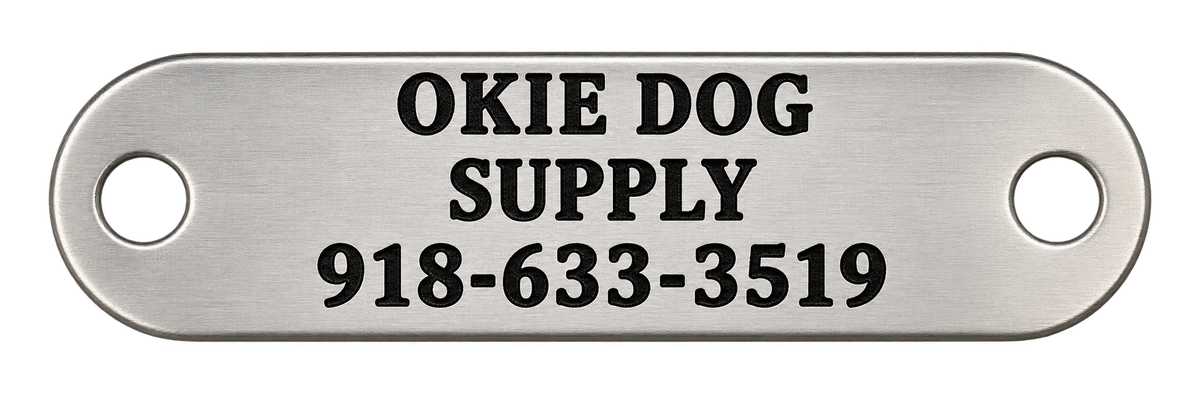 laser engraved stainless steel nameplate