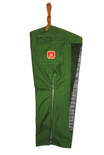 Mule Original Briarproof Summertime Chaps - Green - OKIE DOG SUPPLY