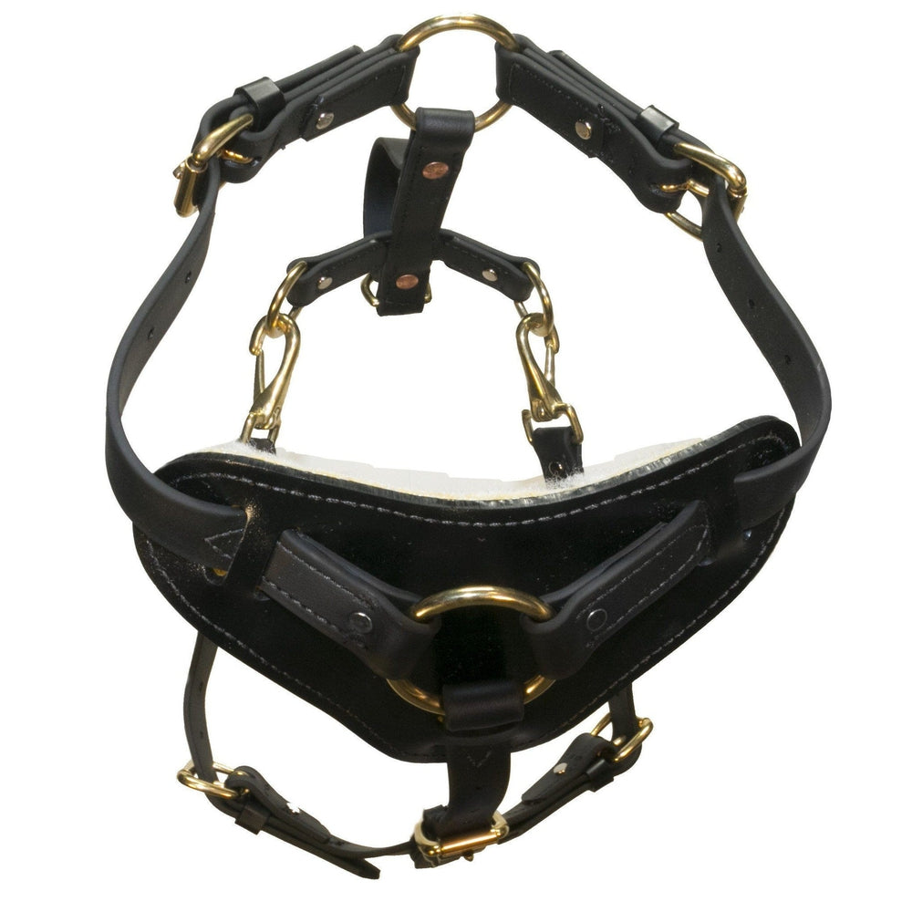 Viper Surge Biothane Working Dog Harness - Brass Hardware